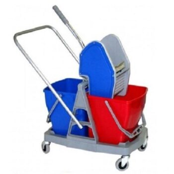 Down-Press Double Mop Wringer Trolley