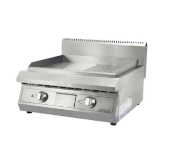 Gas Half-grooved Griddle