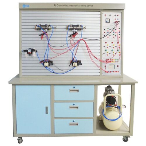 Pneumatic Trainer Controlled By PLC