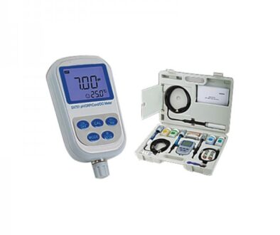 Portable pH ORP Conductivity DO Meter