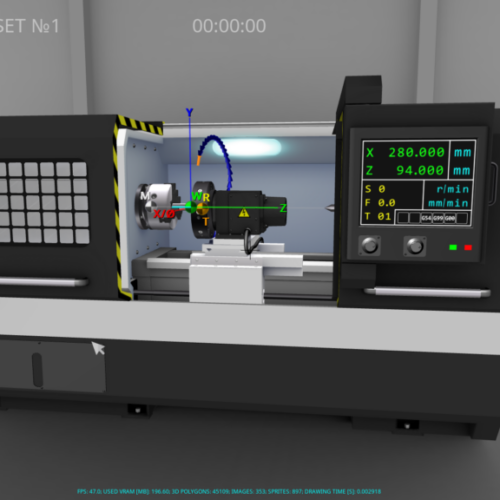 Simulator Permodelan Gambar Mesin