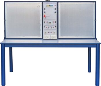 Vertical Bench with Four Workstations For Practical Electro Installations Exercises