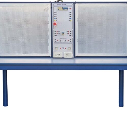 Vertical Bench with Four Workstations For Practical Electro Installations Exercises